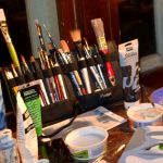 Atelier de peinture acrylique